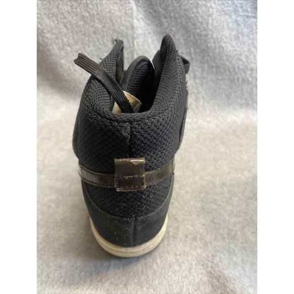 NIKE Dunk Sky High Essential Black TENNIS SHOES Sz 7 sneakers 2013 644877-001 - Picture 8 of 9